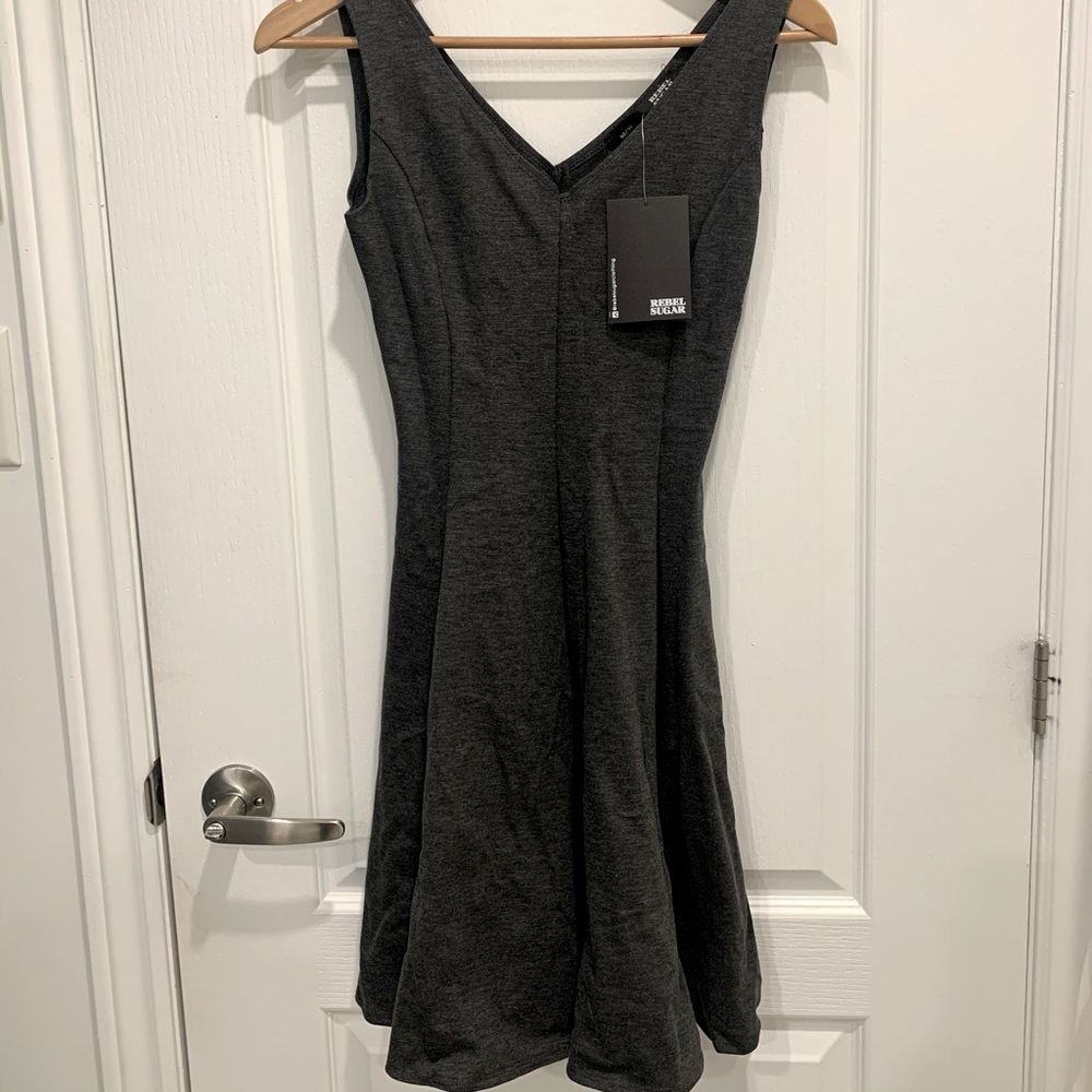 Grey Cocktail Dress